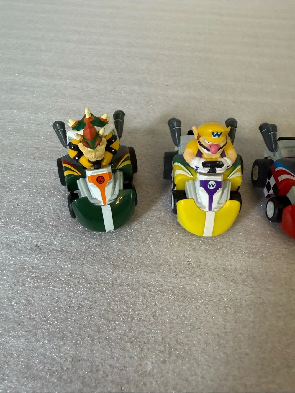 2009 Nintendo Mario Kart Mini Pull-back Racers Set of 5